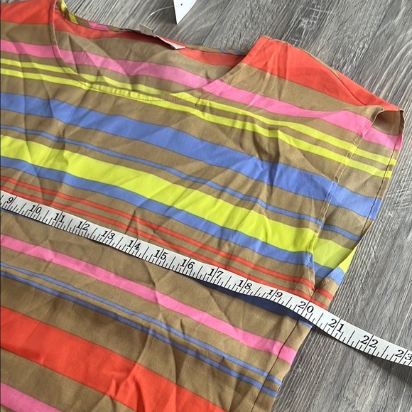 LOFT Multicolored Boxy Short Sleeve Tee - Picture 6 of 7